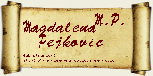Magdalena Pejković vizit kartica